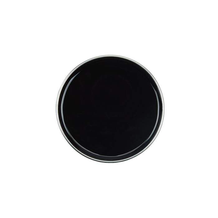 Top view of an open can of GiGi Espresso Infused All Purpose Honee showing its deep, dark brown color Top view of an open can of GiGi Espresso Infused All Purpose Honee showing its deep, dark brown color